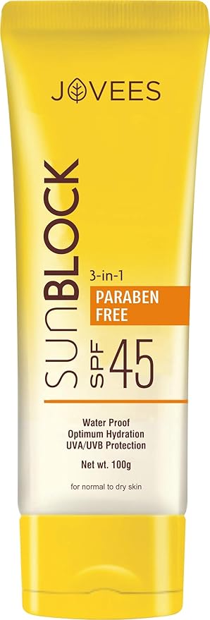 Jovees Anjeer & Carrot Sunblock with SPF 45 100g
