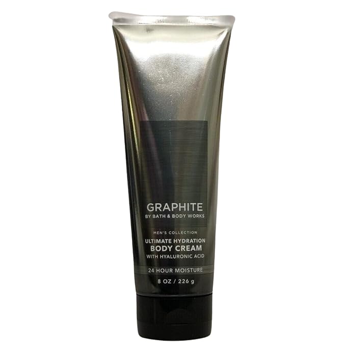 Bath and Body Works Gift Set of of 2 - 8 oz Body Cream - (Graphite)
