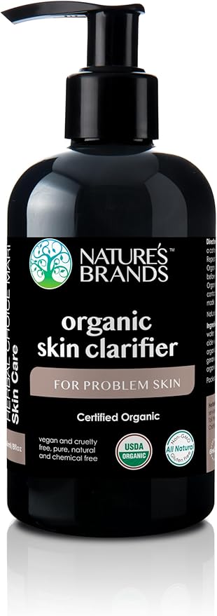 Organic Skin Clarifier, Problem Skin; 8 floz Plastic Bottle