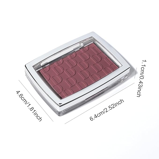 KYDA Berry Powder Blush, Radiant Glow Face Blush, Buildable Matte Cheeks Color, Ultra-fine Lightweight Powder Blusher, Lasting Moisturizing