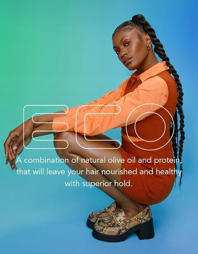 Eco Style Gel Olive Oil Styling - Adds Shine and Tames Split Ends - Delivers Moisture to Scalp - Nourishes And Repairs - Provides Weightless and Superior Hold - Ideal for all Hair - 8 oz