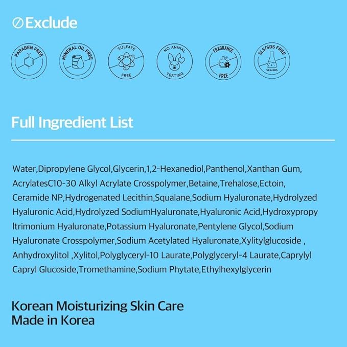 Ceramide Panthenol Barrier Support Toner 10.14 fl oz - Hydrating Facial Toner for Sensitive Skin, Barrier Repair & Soothing with 8 Types of Hyaluronic Acid, Korean Skincare