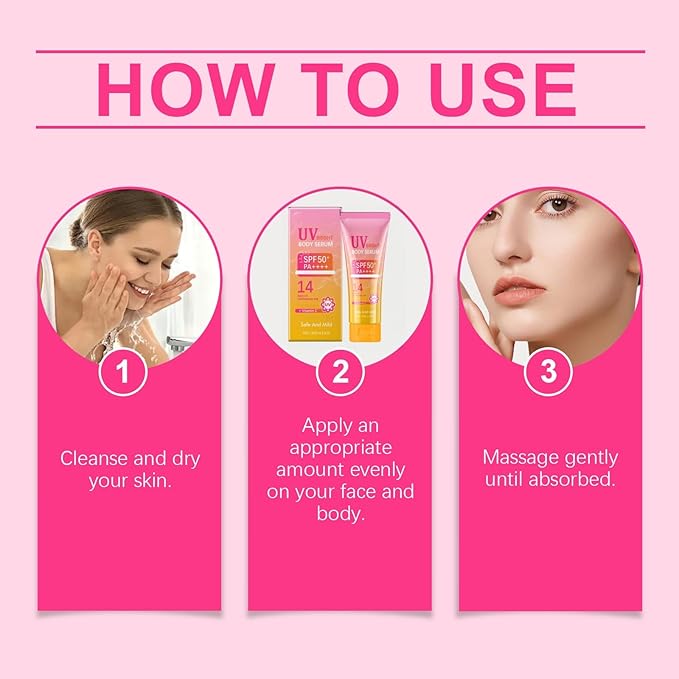 Facial Body Sunscreen SPF50 Brightning Sun Cream, Sun Cream Factors 50 Face Creams, Facial Body Sunscreen Brightning Bb Creams, Moisturizing Tone Up Lotion, Facial Sunscreens For All Skin Types (3)