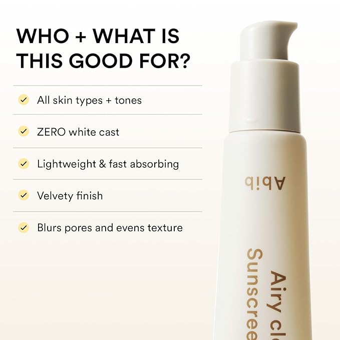 Abib Quick&Airy Sun Care Duo, SPF50+ Broad Spectrum Duo, Glowy & Semi-Matte Sunscreen Set, No White Cast, Lightweight Primer-Like Finish, Korean Sunscreen for All Skin Types, 2 Count