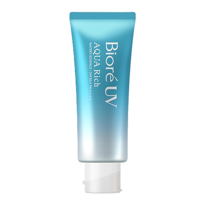 Japanese Sunscreen UV Aqua Rich Watery Essence SPF 50+ PA++++ – Lightweight Water-resistant Based UV Protection Essence for Face & Body,Oil-Free, Non-Greasy,Sensitive Skin Safe, Fragrance-Free (3)