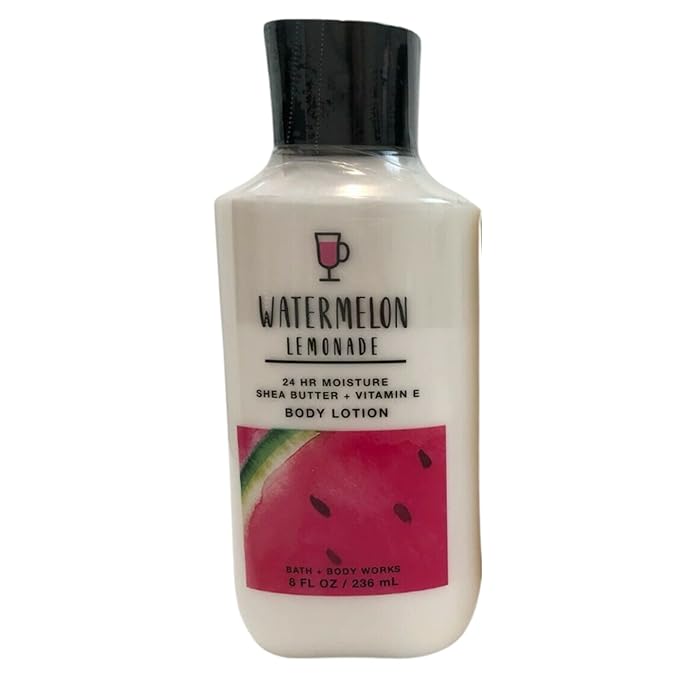 Bath and Body Works Gift Set of 10 oz Shower Gel and 8 oz Lotion (Watermelon Lemonade)