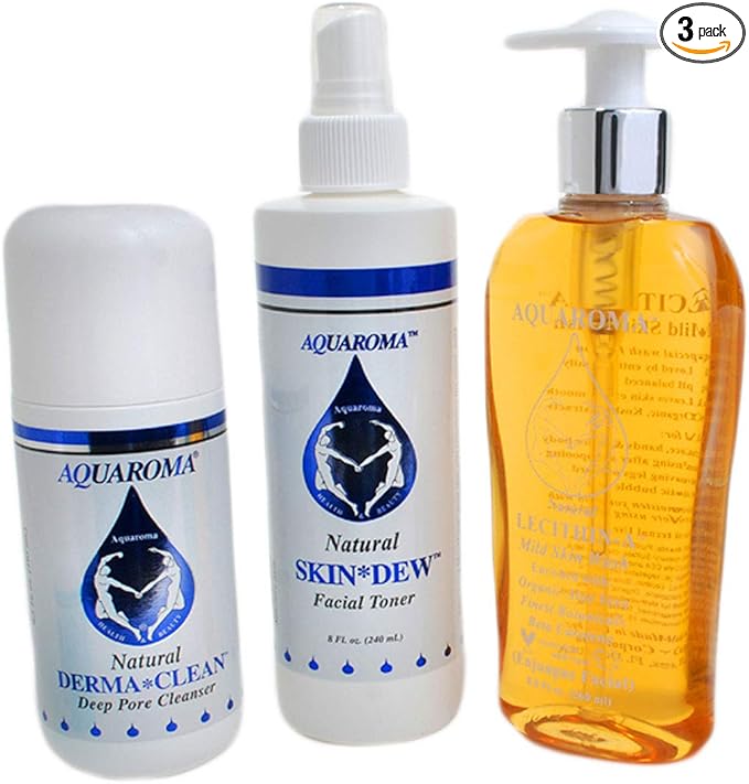 Set Phyto-Hydrofacial: Skin Wash Deep Pore Cleanser Facial Toner Aquaroma Alcohol-Free