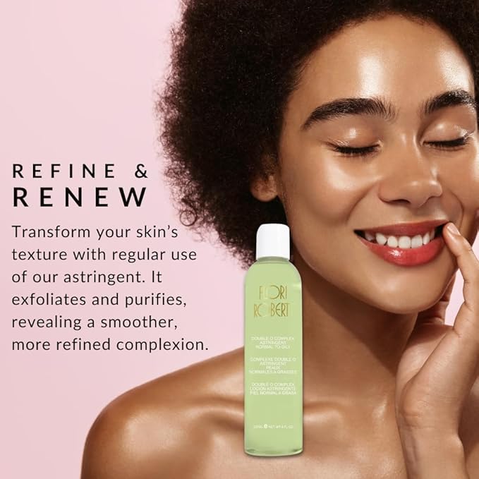 Double O Complex Astringent by Flori Roberts, 20% Salicylic Acid for Acne Prone Skin, Helps Clear Acne Blemishes, Facial Cleanser for Pimples
