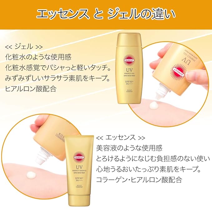 KOSE SUNCUT Perfect UV Essence No Fragrance 60g