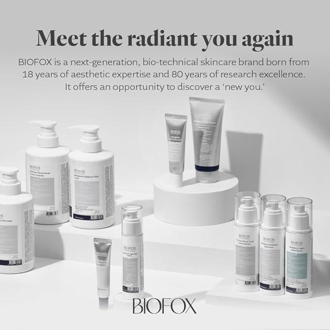 BIOFOX Medipress Radiance Vital Toner 100ml – pH 5.5 Boosting Toner with Peptides, Niacinamide & Hyaluronic Acid – Skin Balance & Hydration for All Skin Types