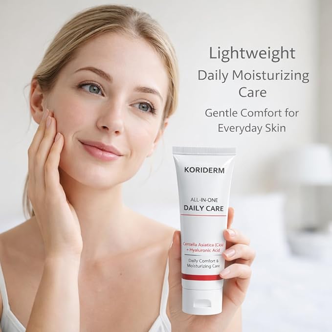 Face Cream Moisturizer 2 Pack- All-In-One Daily Facial Lotion with Centella Asiatica, Collagen & Hyaluronic Acid - Hydrates, Firms & Reduces Wrinkles - Nourishing Skin Care for All Skin Types 2P