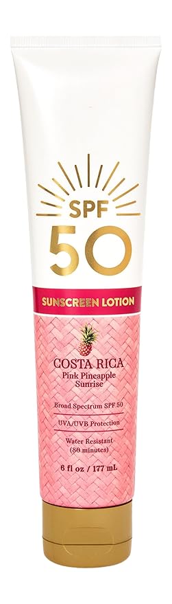 Bath Body Pink Pineapple Sunrise SPF 50 Sunscreen Lotion | 6 Fl Oz