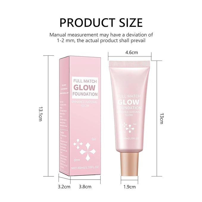 Skin-Nourishing All-in-1 BB Cream Foundation – Tinted Moisturiser & Skin Tint Concealer, Natural Luminous, Hydrating (#03)