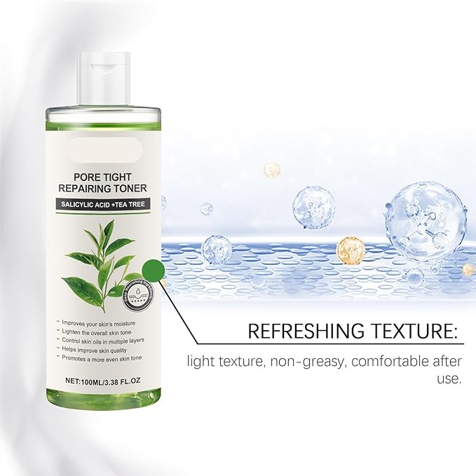 Green Tea Moisturizing Toner Set - Oil Control, Pore Cleansing, Skin Balancing & Hydrating, Daily Skincare For Glowing Skin(3PCS)