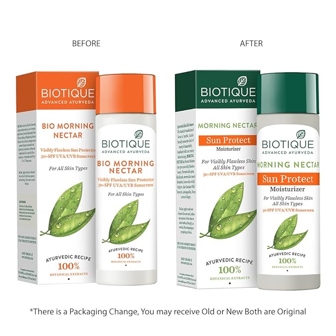 Biotique Botanicals Morning Nectar Lotion, 4.05 Fluid Ounce