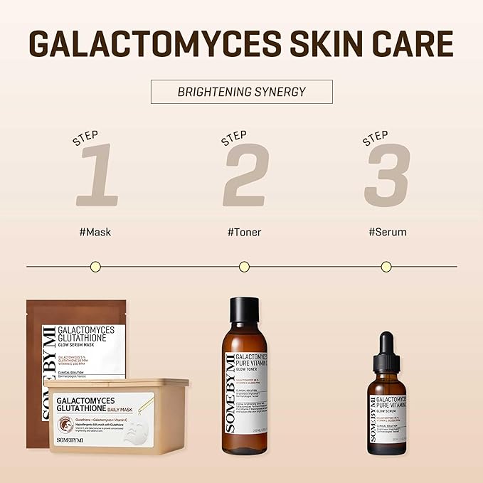 SOME BY MI Galactomyces Pure Vitamin C Glow Toner & Glutathione Daily Mask