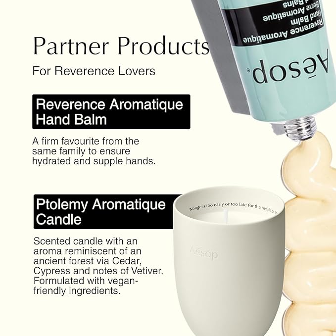 Aesop Reverence Aromatique Hand Wash Refill | Cleanse and Exfoliate the Hands | With Botanical Extracts And Finely Milled Pumice | 16.9 oz