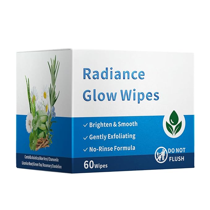 60 Pcs Glycolic Acid Cleansing, Exfoliating Pads–Makeup Remover Wipes for Face, Toner Cotton Rounds, Pore Minimizer, Facial Radiance Pads for Women, Simple Skin Prep Face wipes AHA BHA Lactic Acid
