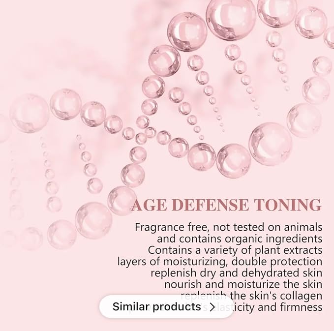 Generic 5 in 1 Glow Niacinamide Collagen Anti Aging Toner - Face Mist Hydrating Spray with Vitamin E & C Skin Care Facial Toner, Plump, Smooth, Moisturize Reduce Wrinkles & More., Pink