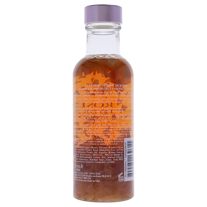 Rose Deep Hydration Facial Toner by Fresh for Women - 3.3 oz Toner