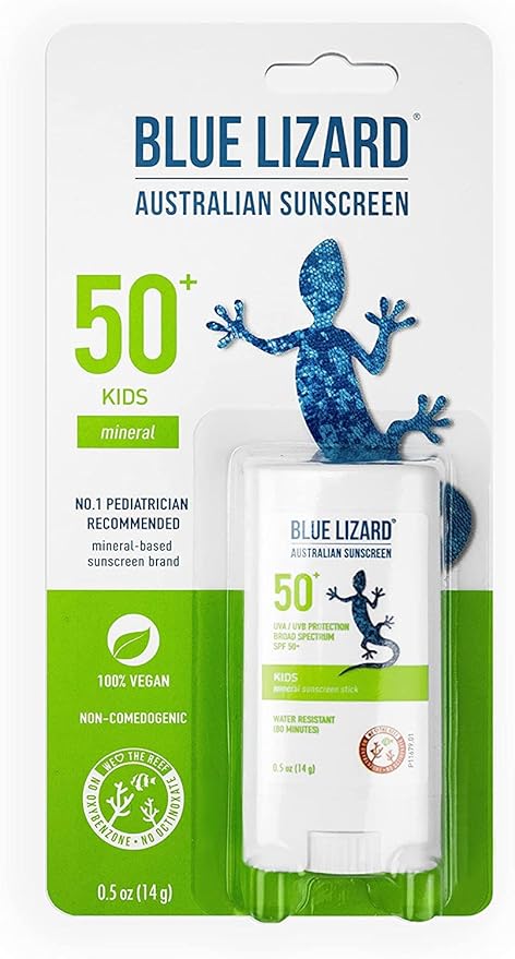 Blue Lizard Spf#50+ Kids Stick Australian Sunscreen 0.5 Ounce (Pack Of 3)