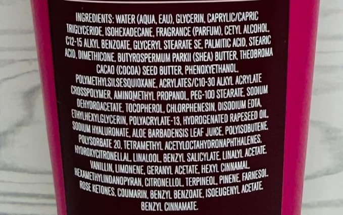 Bath & Body Works Womens Pink Obsessed Ultimate Hydration Body Cream 8 Ounces Pack of 2