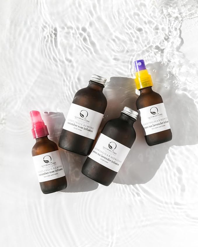 Green Tea Lavender Balancing Infusion Face Mist and Toner, 2 oz. Spray Bottle
