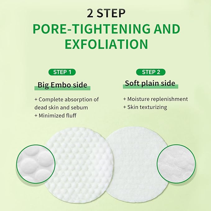 WELLAGE Real Hyaluronic Blue Toner Pad, 70 Sheets+ CICA Calming Pore Tightening Exfoliating Toner Pads, 70 Sheets