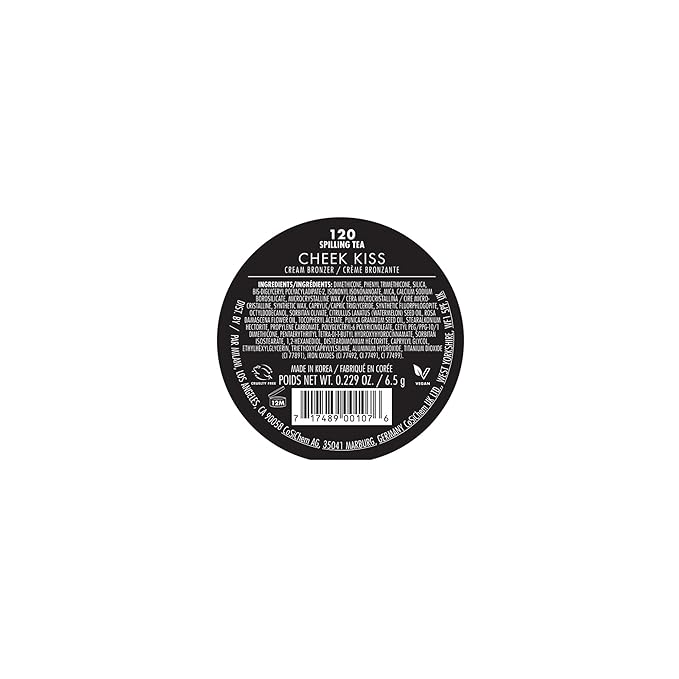 Milani Cheek Kiss Cream Bronzer, 120 - Spilling Tea, Vegan & Cruelty-Free, Made in Korea, Lightweight Glow, Soft Matte Finish
