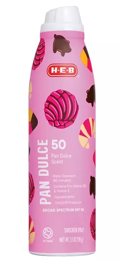 HEB Sunscreen Spray SPF 50 Broad Spectrum 5.5oz - 1 Bottle (Pan Dulce)