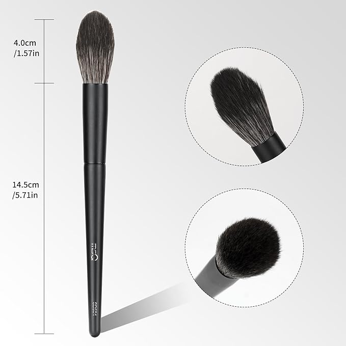 MSQ Blush Powder Makeup Brush for Blush & Bronzer, Eco-Friendly Premium Makeup Brush, Synthetic Bristles, Ideal for Highlighting, Defining, Blending, Blush, Contour
