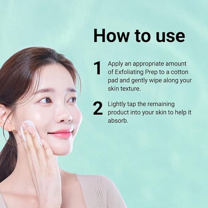 IASO Exfoliating Prep | Multi-Functional Toner, AHAs/BHA Peeling, Add Moisture, Korean Skin Care, 4.73 oz