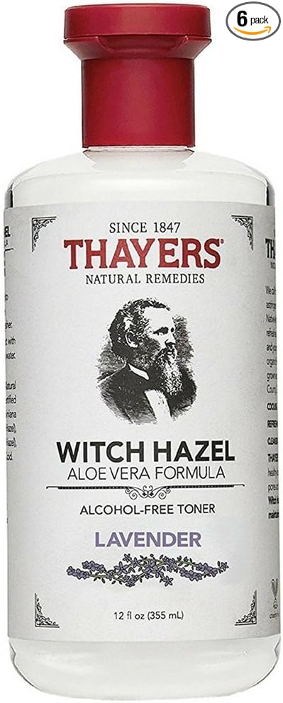 Thayer's: Witch Hazel with Aloe Vera, Lavender Toner 12 oz (6 Pack)