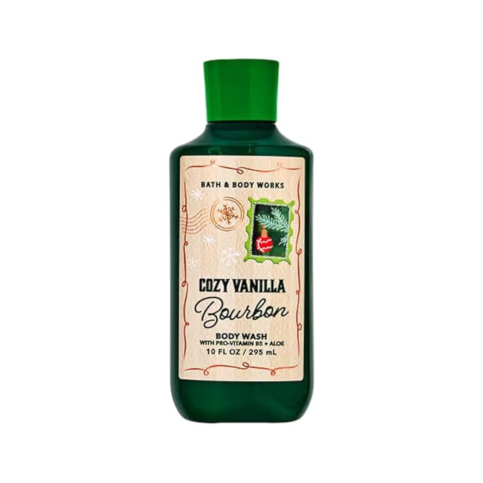 Bath & Body Works Cozy Vanilla Bourbon Signature Collection Shower Gel For Women10 fl oz (Cozy Vanilla Bourbon)
