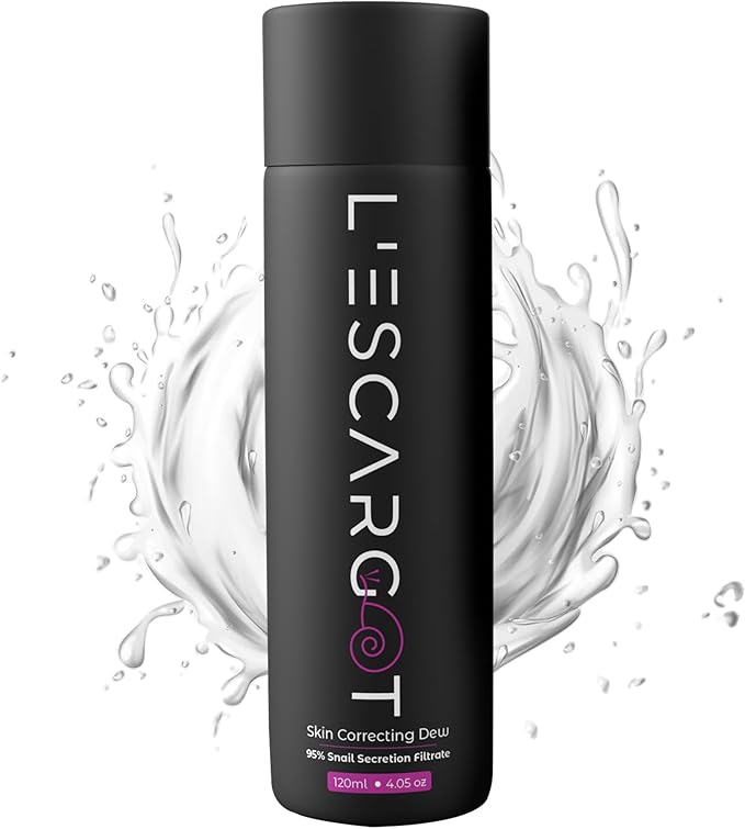 L'ESCARGOT Snail Mucin Face Toner – 95% Snail Secretion Filtrate with Vitamin C, Hyaluronic Acid & Niacinamide - Fast-Absorbing, Skin Correcting Dew