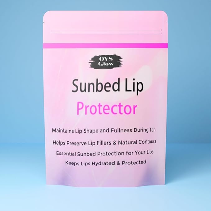 Sunbed Protective Lip Cover, UV Shield for Lips on Sunbed, Silicone Material Skincare for Tanning Sessions