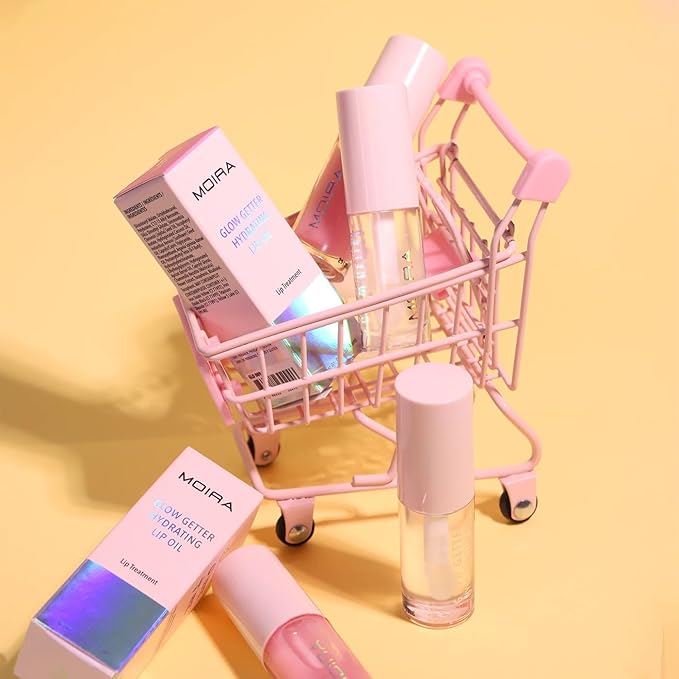 Moira Glow Getter Hydrating Lip Oil (009, Bubble Pink)