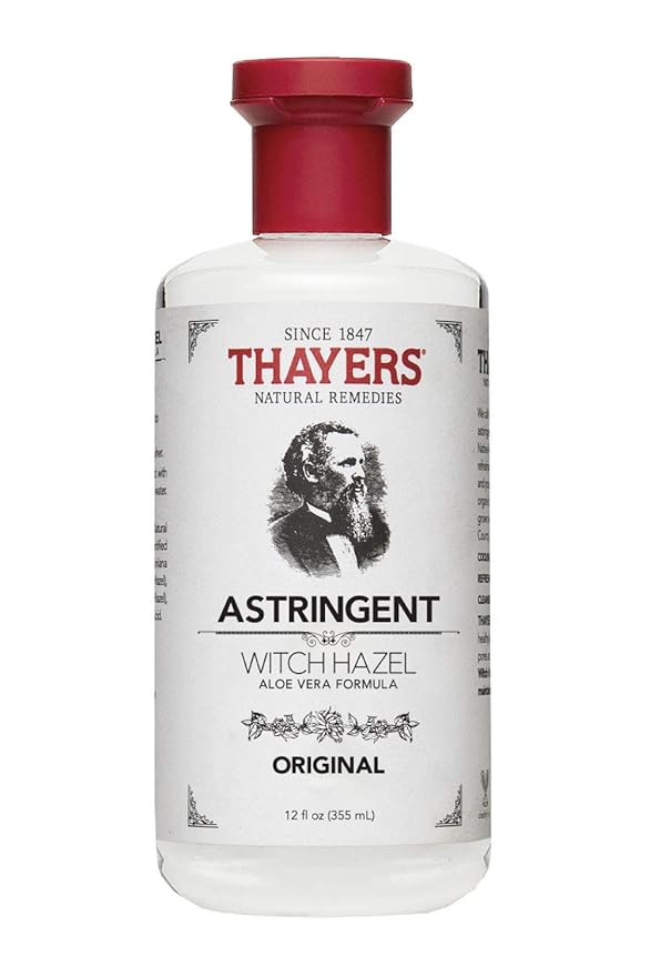 Thayers Witch Hazel with Aloe Vera, Original Astringent 12 oz (Pack of 5)