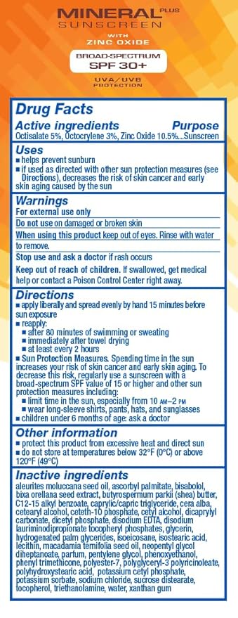 Sun Shades Mineral Plus SPF 30+ Sunscreen, 6 fl oz (Coconut-lime scent)