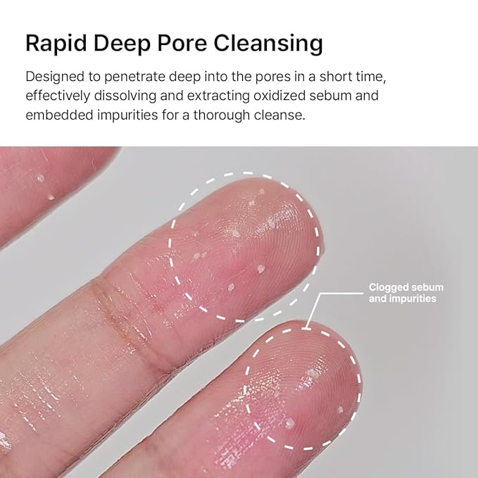 Parnell AHA Magic Melt Set - Deep Pore Cleansing Ritual | Cleansing Oil + 9.12% Wash-Off Serum Duo for Smooth Texture, Blackheads & Sebum Control | K-Beauty