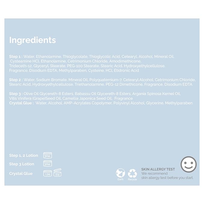 Korean Lash Lift Kit - 5 Sets At Home Eyelash Perm Kit with Upgraded Glue, Eyelash Lift, DIY Lash Perm Easy for Beginner & Professional, Semi Permanent Perming Wave Suitable For Salon & Home