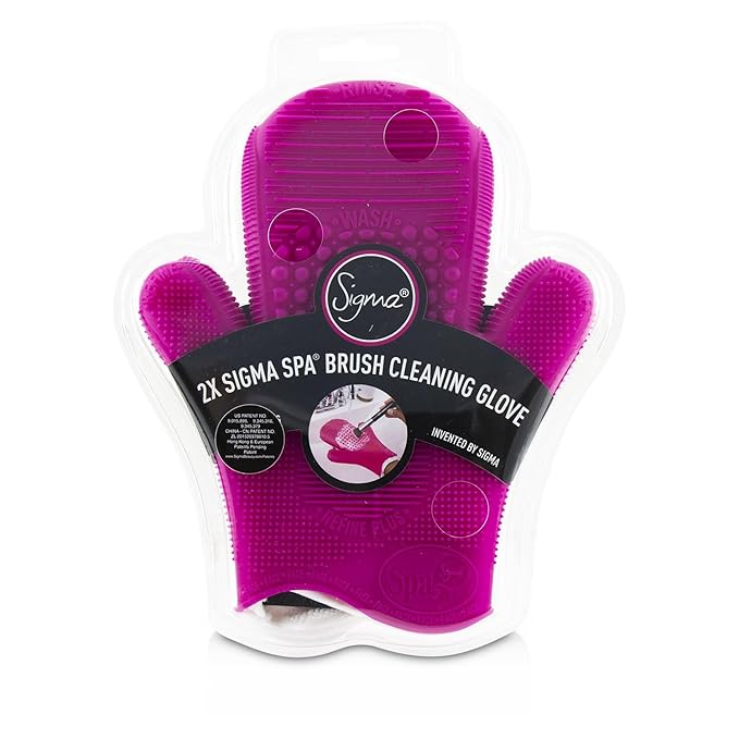 Sigma 2X Sigma Spa ™ Brush Cleaning Glove - Pink