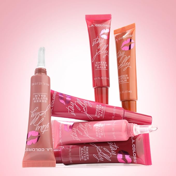 L.A. COLORS Stay Jelly Sheer Butter Balm, Adore You CLG462 (Pack of 2)