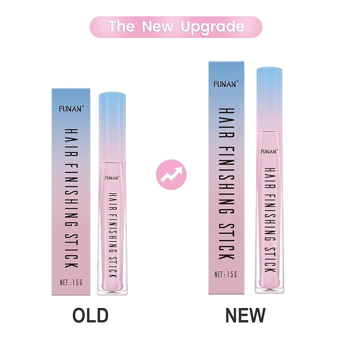 FUNAN Hair Feel Finishing Stick for Small Broken Hair, Stick, Gel Wax Women Naturally Refreshing