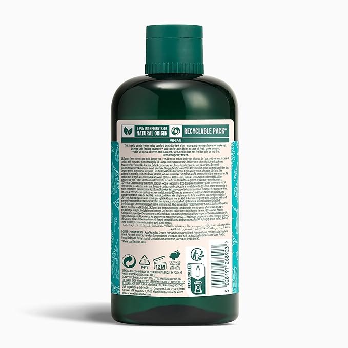 The Body Shop Seaweed Oil-Balancing Toner, 100% Vegan Facial Toner, 8.4 Fl. Oz.