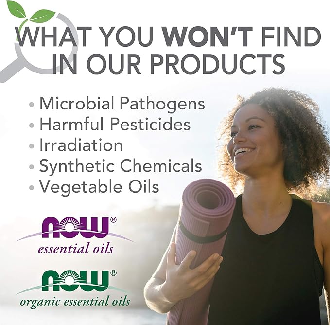 NOW Foods Essential Oils, Patchouli Oil, Earthy Aromatherapy Scent, Steam Distilled, 100% Pure, Vegan, Child Resistant Cap, 1-Ounce (Pack of 2)