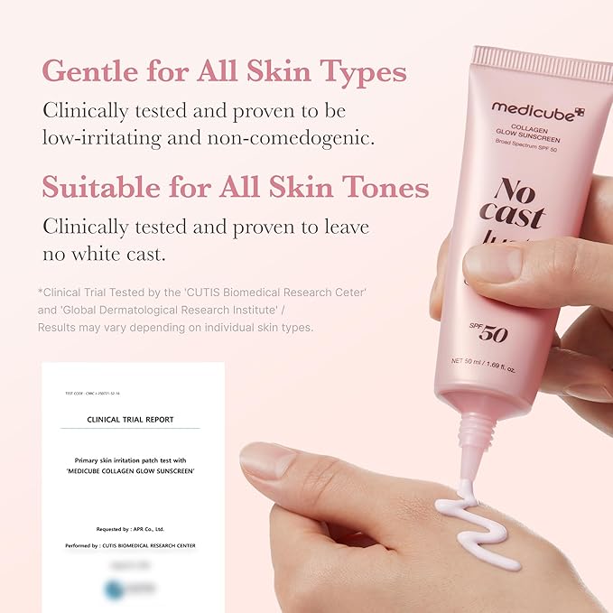 medicube Cleanse & Sun Shield Duo: PDRN Jelly to Foam Cleanser and Collagen Glow Sunscreen Deep Cleansing and Hydration | Hydration Essentials, Winter Skincare