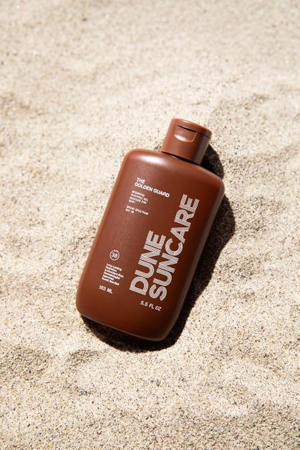 The Golden Guard Sunscreen - Reef-safe tinted Sun screen for Body - Browning Broad Spectrum Spf 30 Sun block - sun tanning lotion alternative that protects, Hydrates, and moistures your skin 5.5 Fl Oz