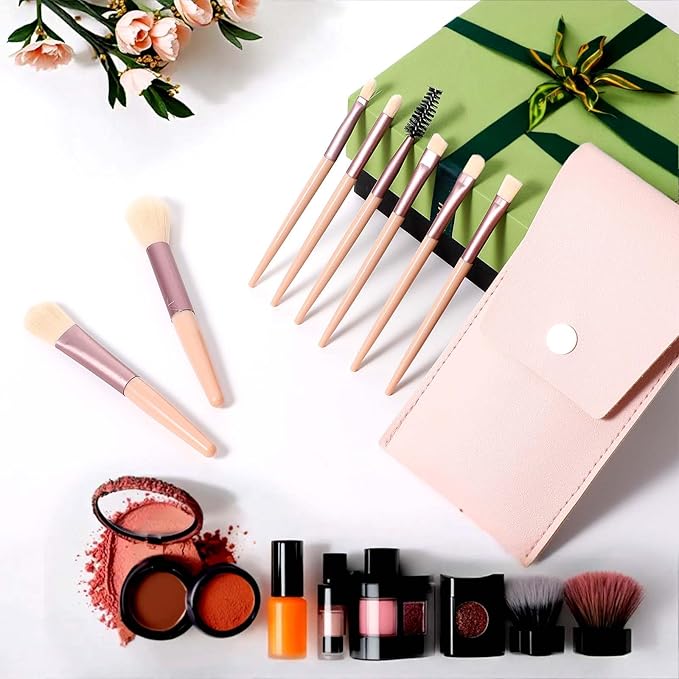 36 Sets Travel Size Makeup Brushes Set Mini Face Make Up Brushes Makeup Gifts for Bridesmaids Wedding Bridal Shower Makeup Party