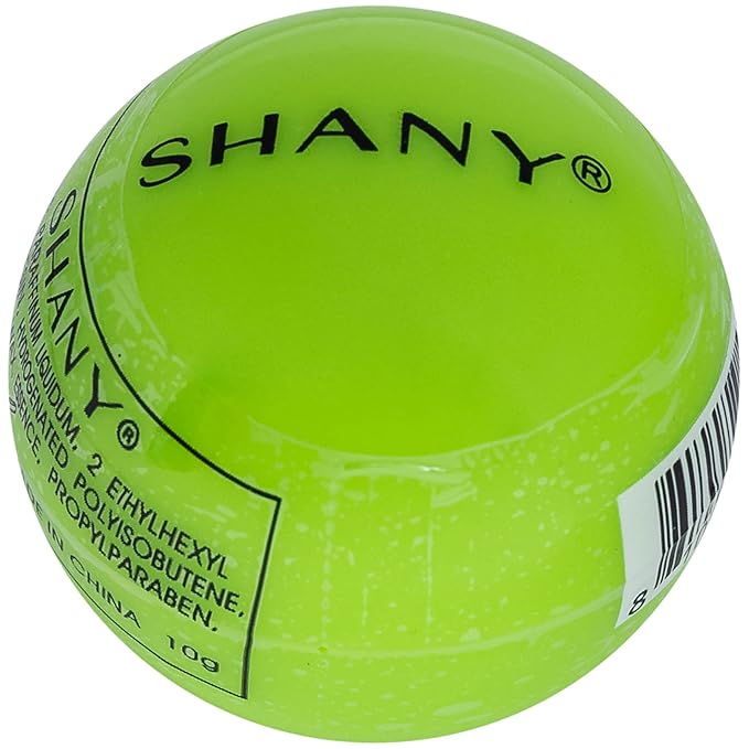 SHANY Lip Balm Sphere - Nourishing Hydrating Lip Balm Lip Care Infused with Shea Butter and Moisturizing Oils to Soothe and Repair Dry and Cracked Lips - Green